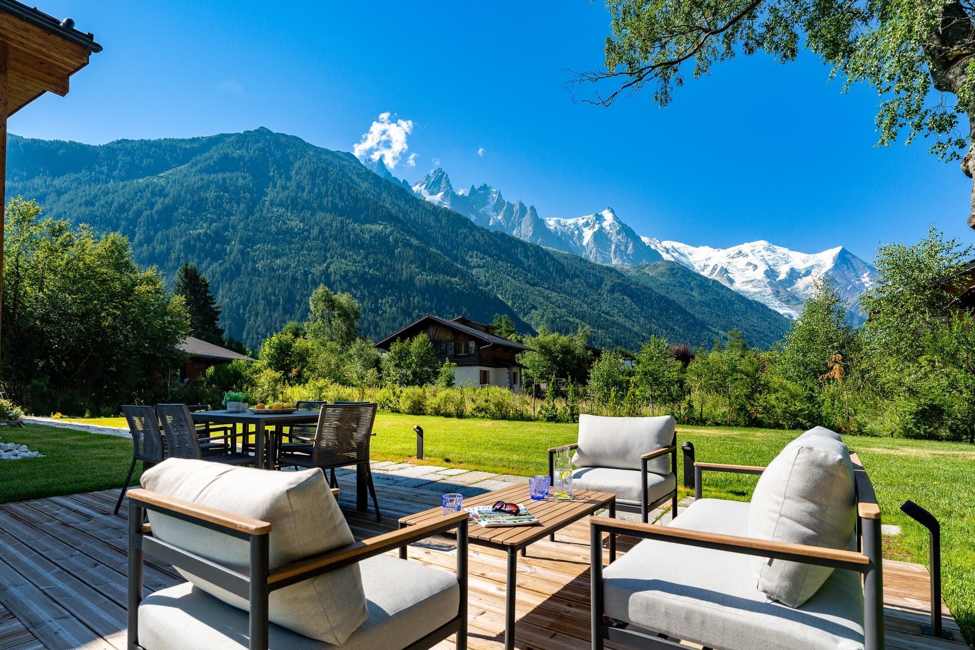 Chalet Josephine with Mont Blanc views